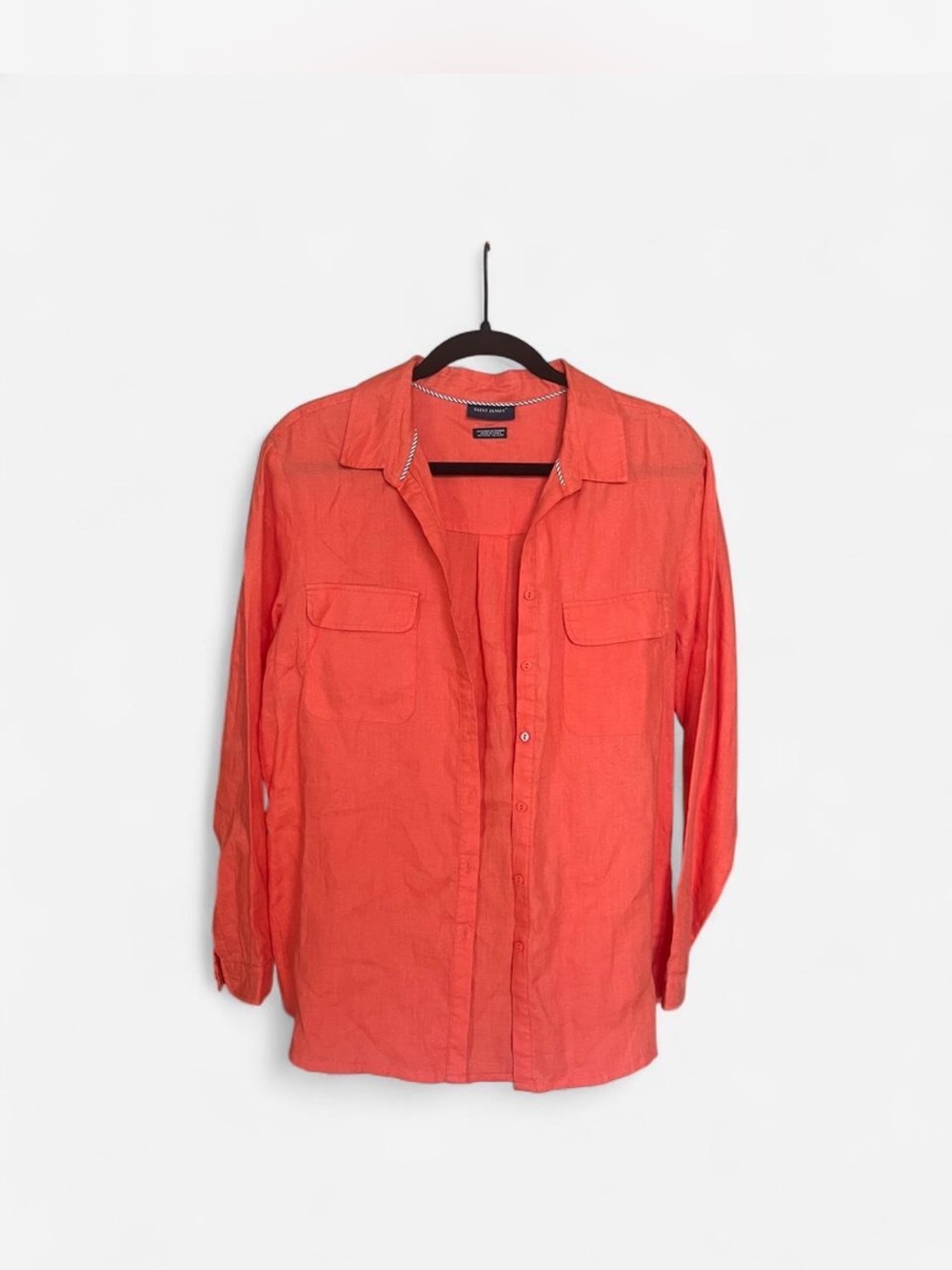 Saint James Coral Button-Front Utility Shirt